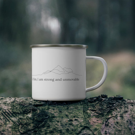 Unmovable Mountains - Enamel Camping Mug